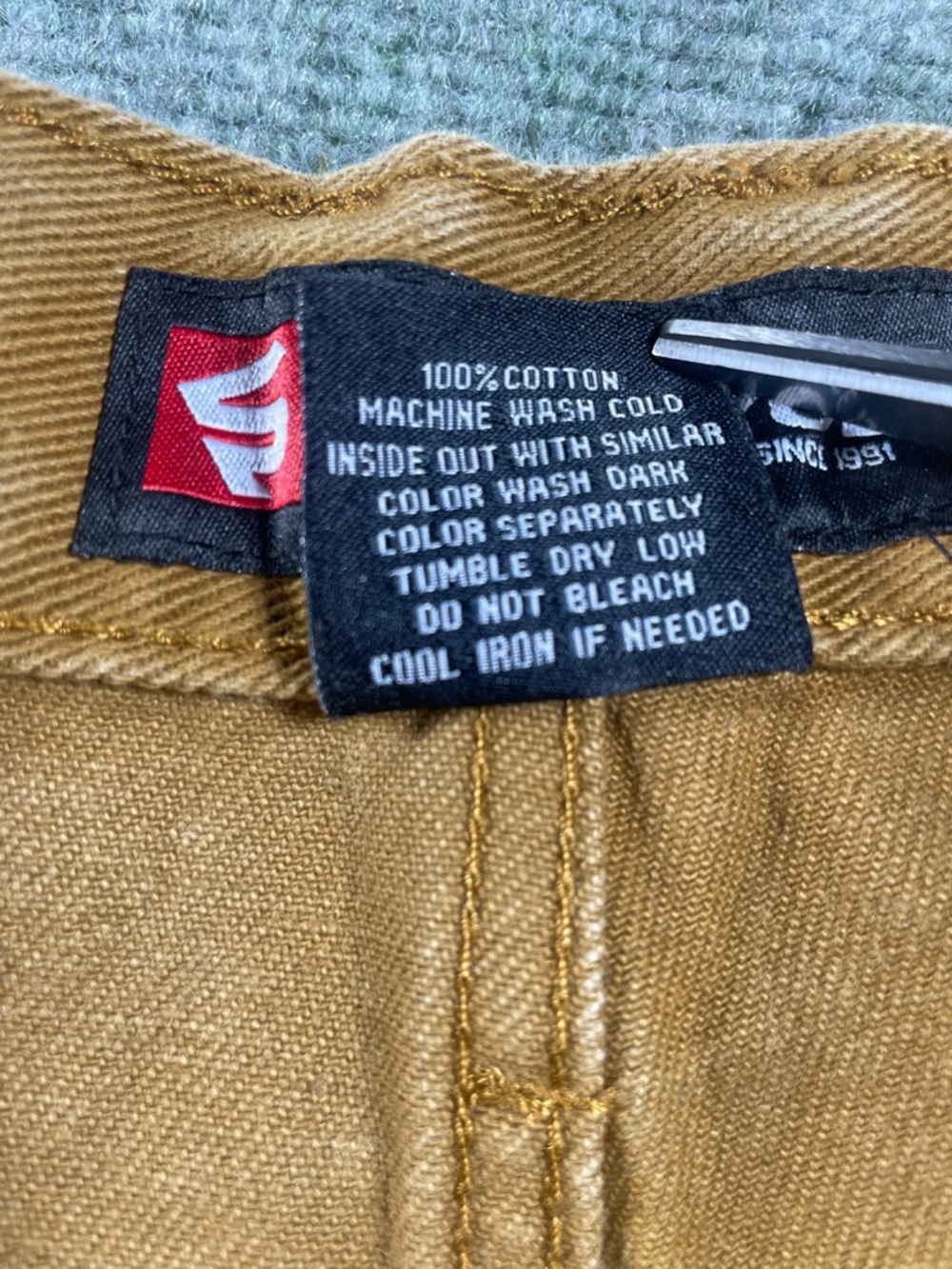 South‎ Pole Men's Tan Ribbed-Knee Chino Pants - Picture 8 of 14